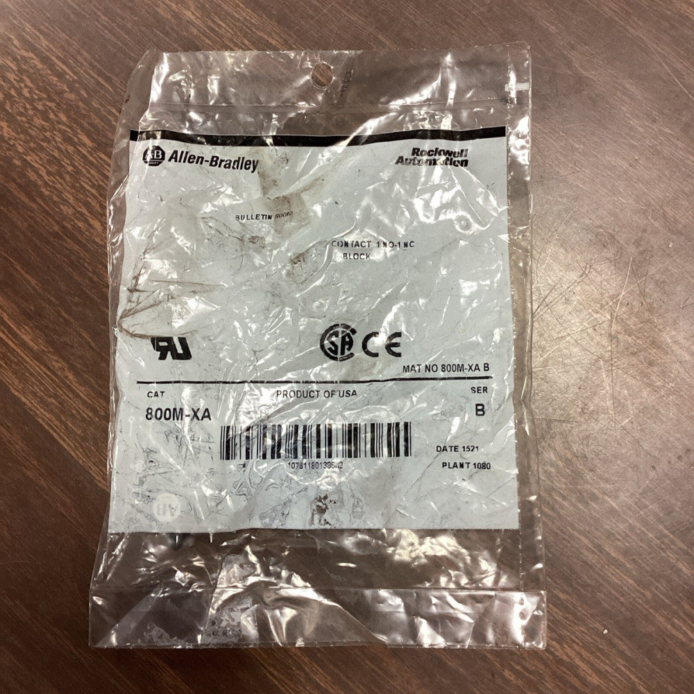 Allen-Bradley Contact Block 800M-XA Ser B