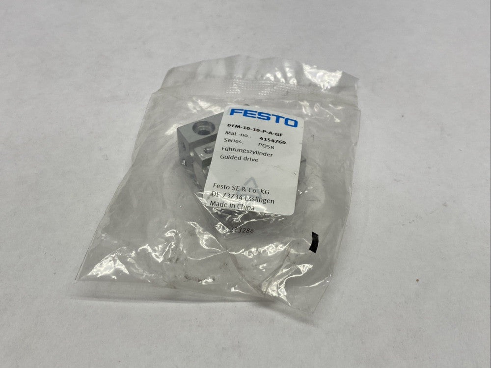 Festo DFM-10-10-P-A-GF Pneumatic Guided Actuator 10mm Dia 10mm Stroke 4154769