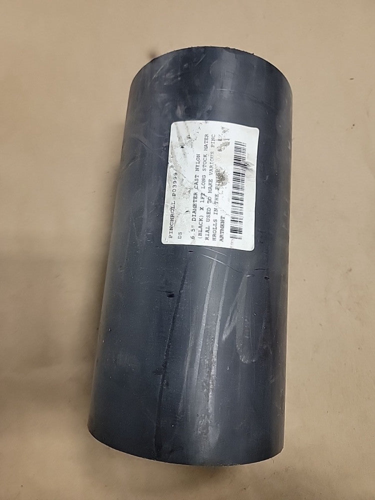 6.500 (6 -1/2 inch) x 12 inches, Cast Nylon Round Rod