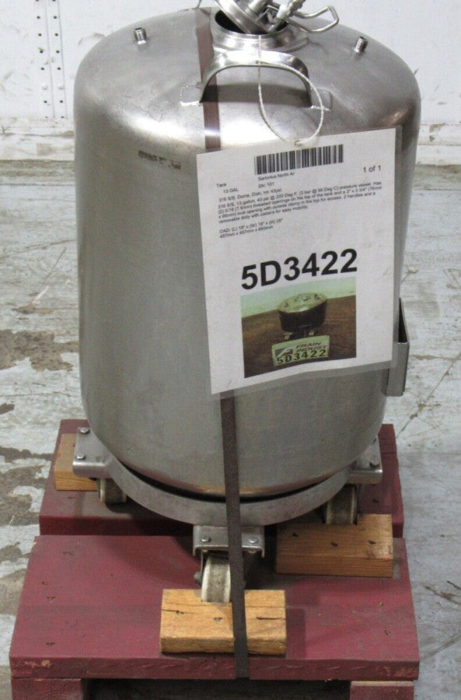 Sartorius North, 316 S/S, 13 gallon Tank
