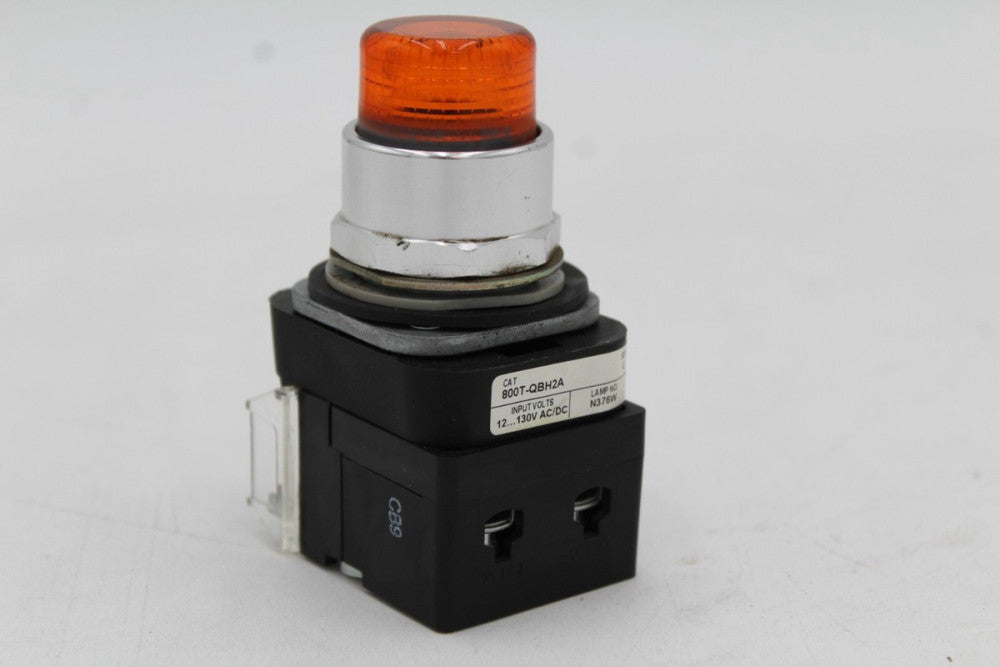 Allen Bradley 800T-QBH2A Amber Push Button