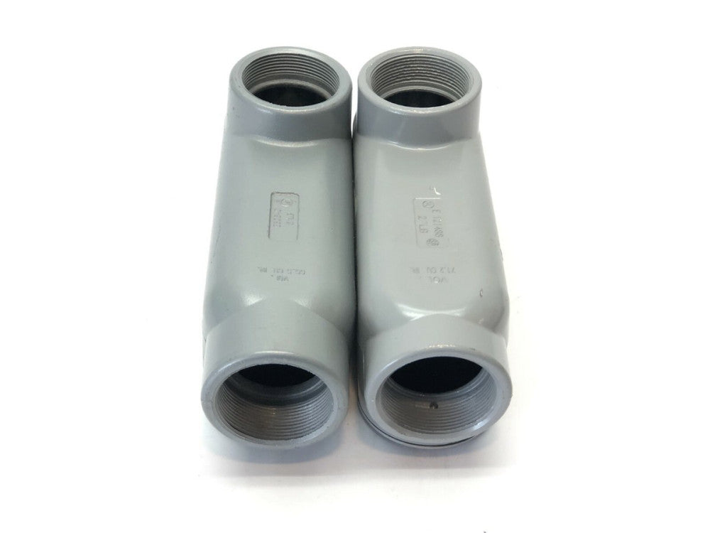 J-Box Conduit Body 2-1/4" Thread LOT OF 2
