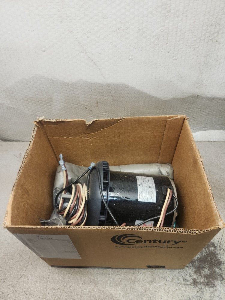 NEW IN BOX CENTURY MOTOR 3/4HP, 460V, 1075RPM, 60HZ, PH1, AMPS 2, F48U09A01