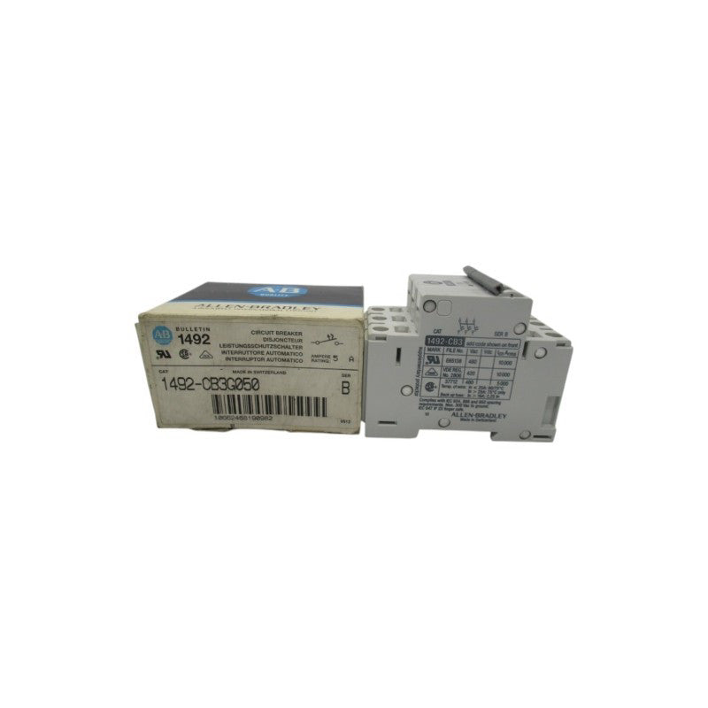 ALLEN BRADLEY 1492-CB3G050 SER. B 480VAC 5A (BK/BL) NSMP