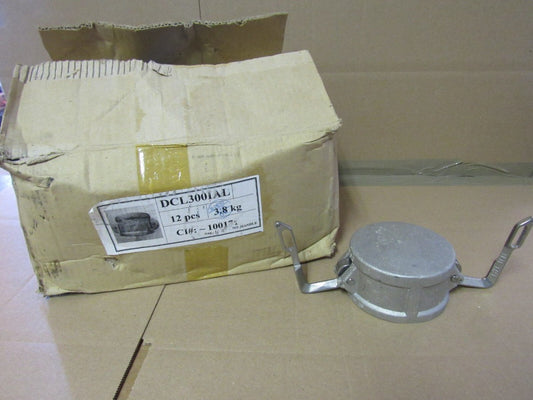 1 LOT OF 12QTY 3" SEALFAST ALUMINIUM LOCKING DUST CAP, NIB, MAKE OFFER!