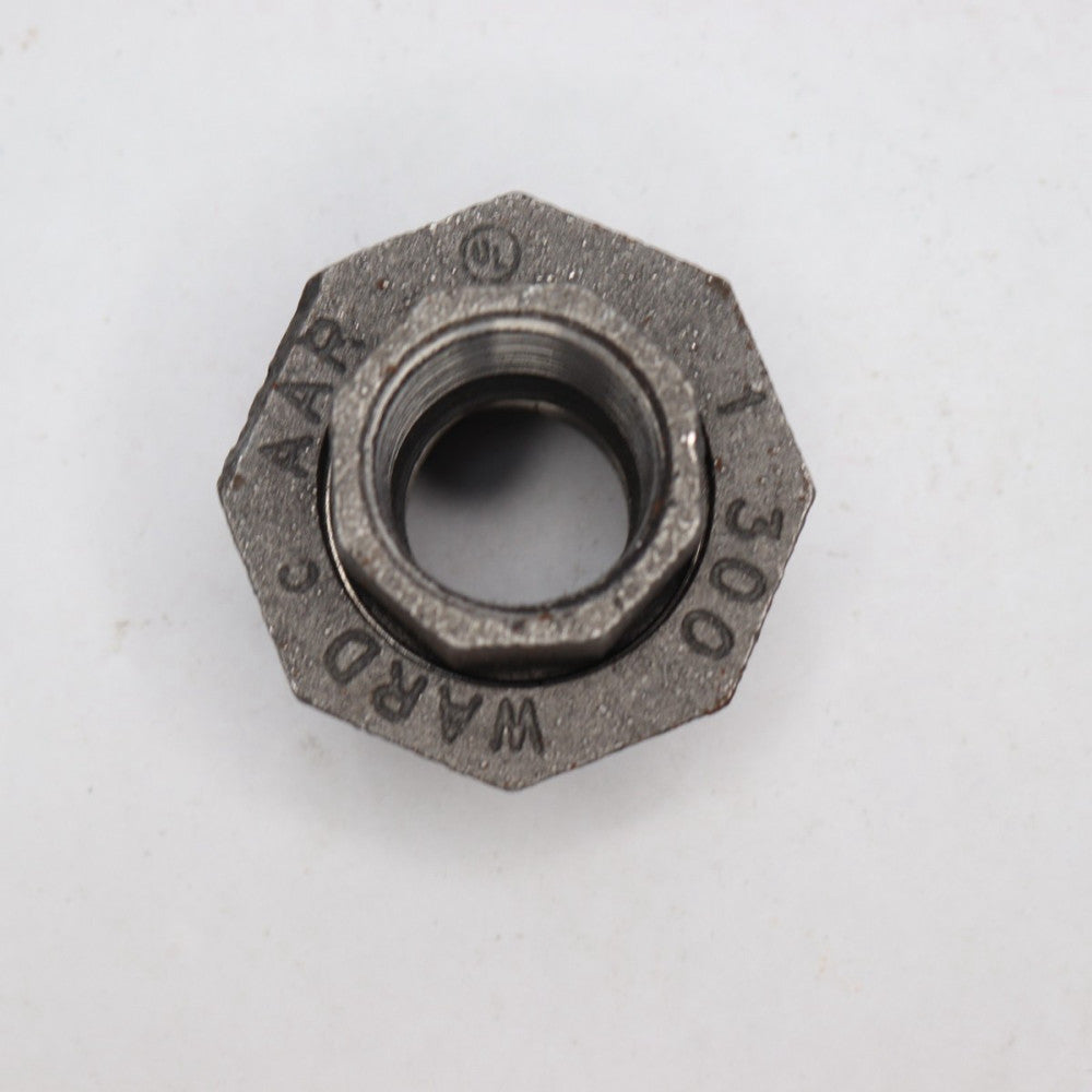 Ward Pipe Union Malleable Iron Black 300# 1"