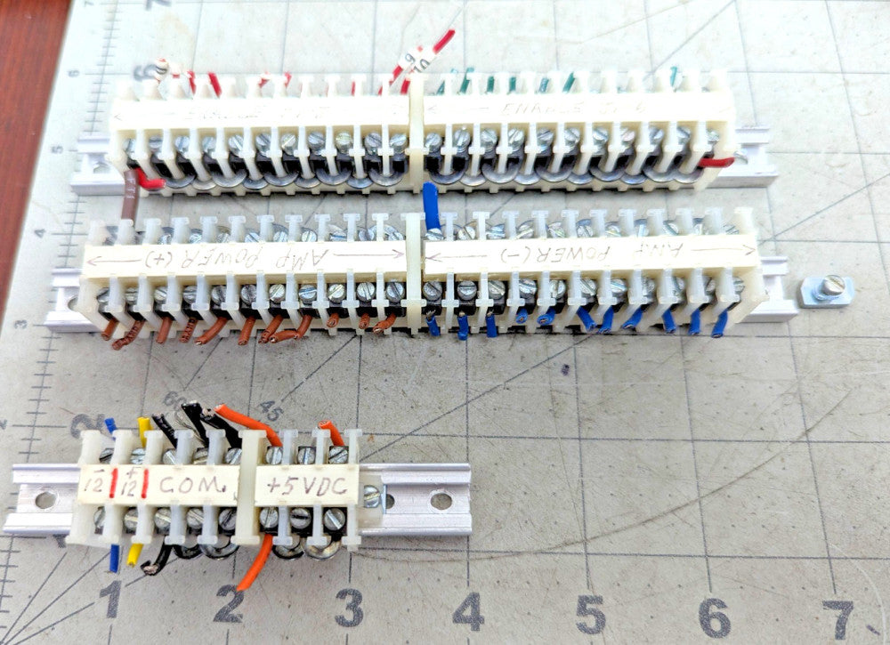 Buchanan Modular Wiring Sectional Terminal Block Lot of 19 Medium Duty Terminals