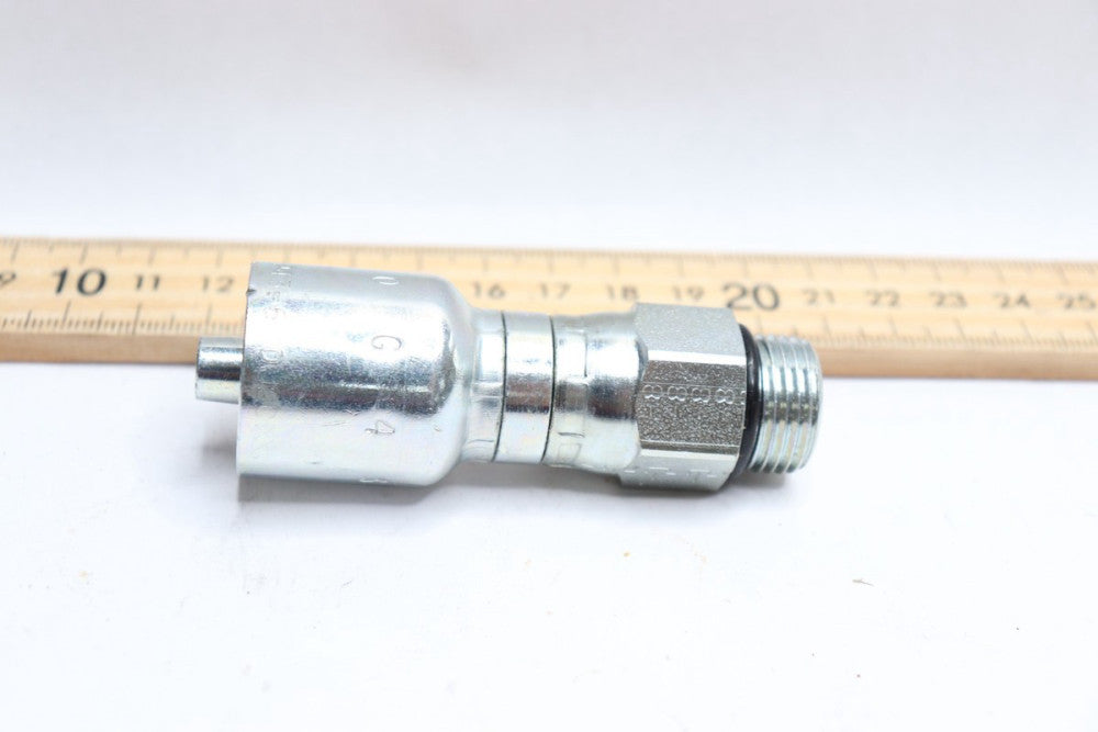 Parker Parkrimp Fitting Straight Thread O-Ring Swivel 10G4386