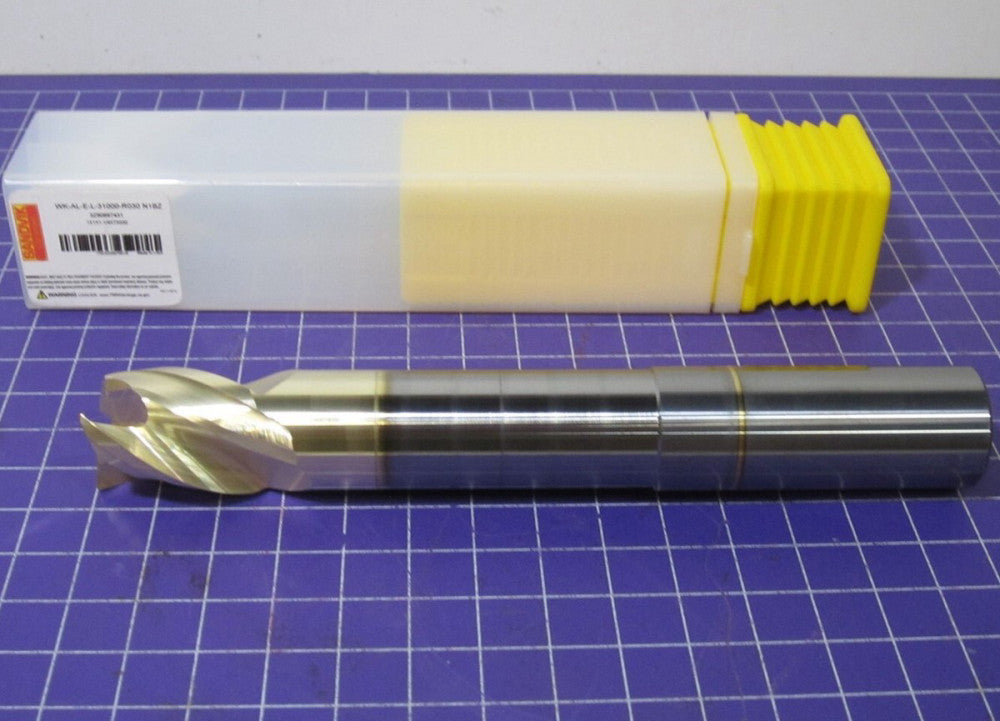 Sandvik (8038743) 1" Corner Radius End Mill 3F 7" OAL, 1-1/4 LOC, 35° Helix 