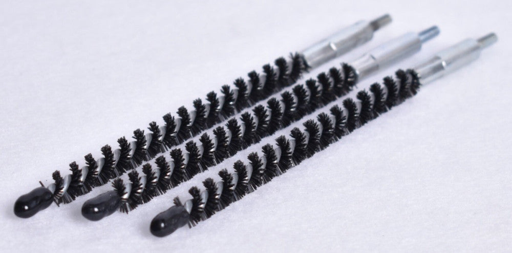 3 Count Schaefer 3/8" Dia. 4" Nylon Single Spiral Condenser Tube Brushes  93704