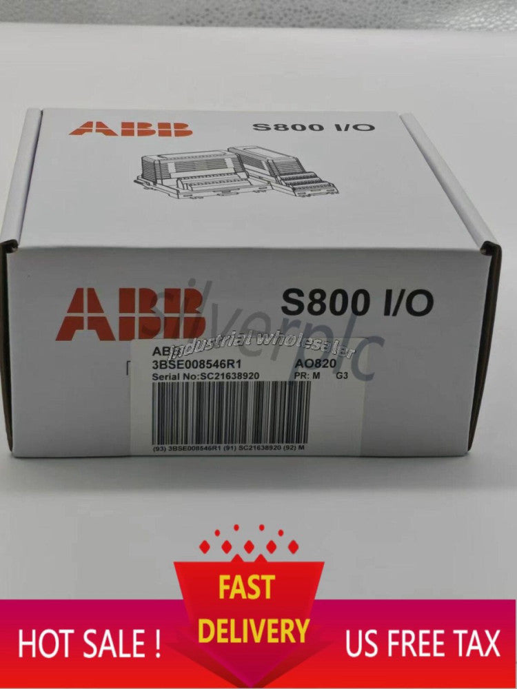 One New ABB AO820 3BSE008546R1 I/O Module Fast delivery US Free TAX