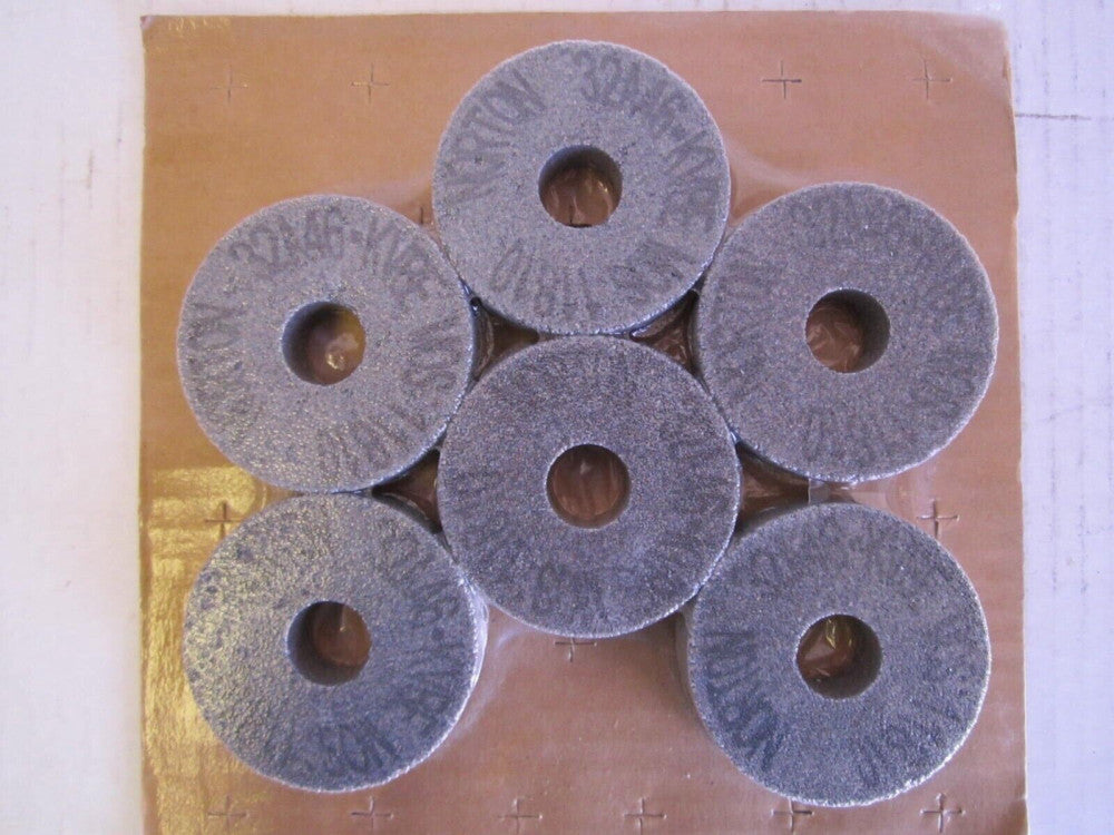 Lot of 6 Norton 2-3/4 x 3/4" x 20 Grinding Wheels 69936617616 New