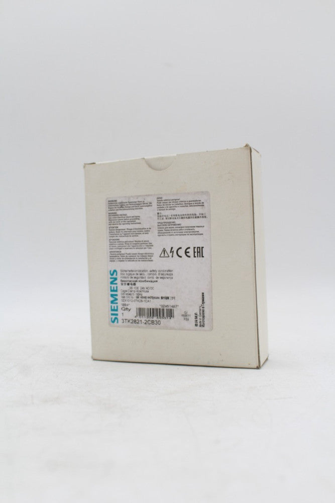 Siemens 3TK2821-2CB30 24 VAC/DC Safety Relay