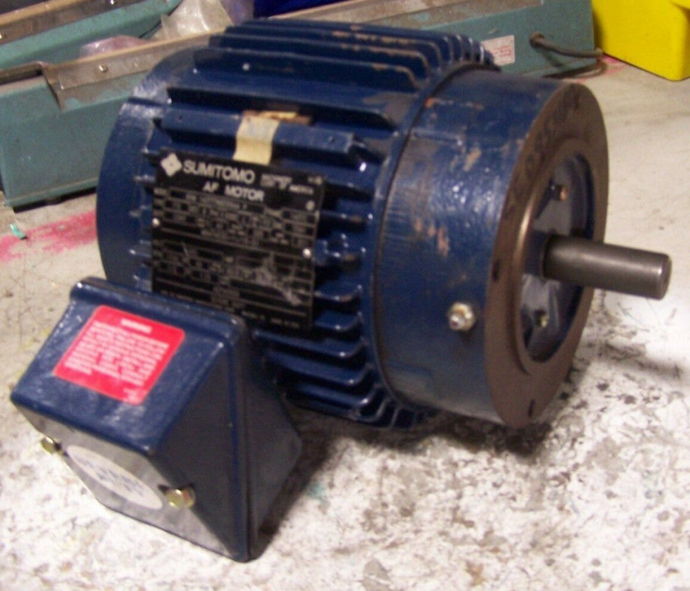NEW MARATHON SUMITOMO 1/2 HP ELECTRIC MOTOR 460 VAC 1750 RPM 143TC FRAME 3 Ø