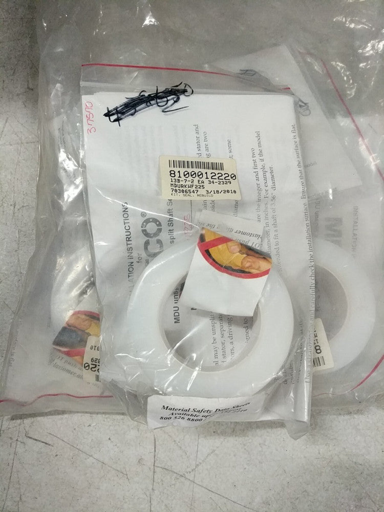 Meco MDU unsplit & MDS split Shaft Seal  Kit MODEL: MDURKWF225