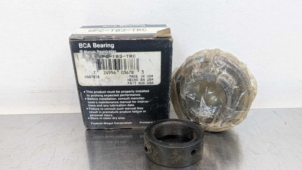 Federal Mogul WPC-103-TRC Insert Ball Bearing 30mm ID 62mm OD 37mm Wide BCA Bear