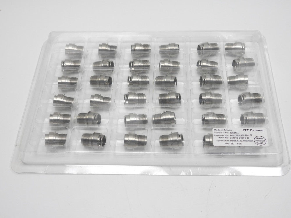 (36 Pieces) ITT Cannon 448-7880-900 Circular MIL Spec Backshell Connector Size 8