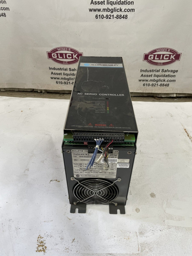 Allen Bradley 1391B-ESAA22-AQB Series D AC Servo Controller 8 KW 210V 3 PH