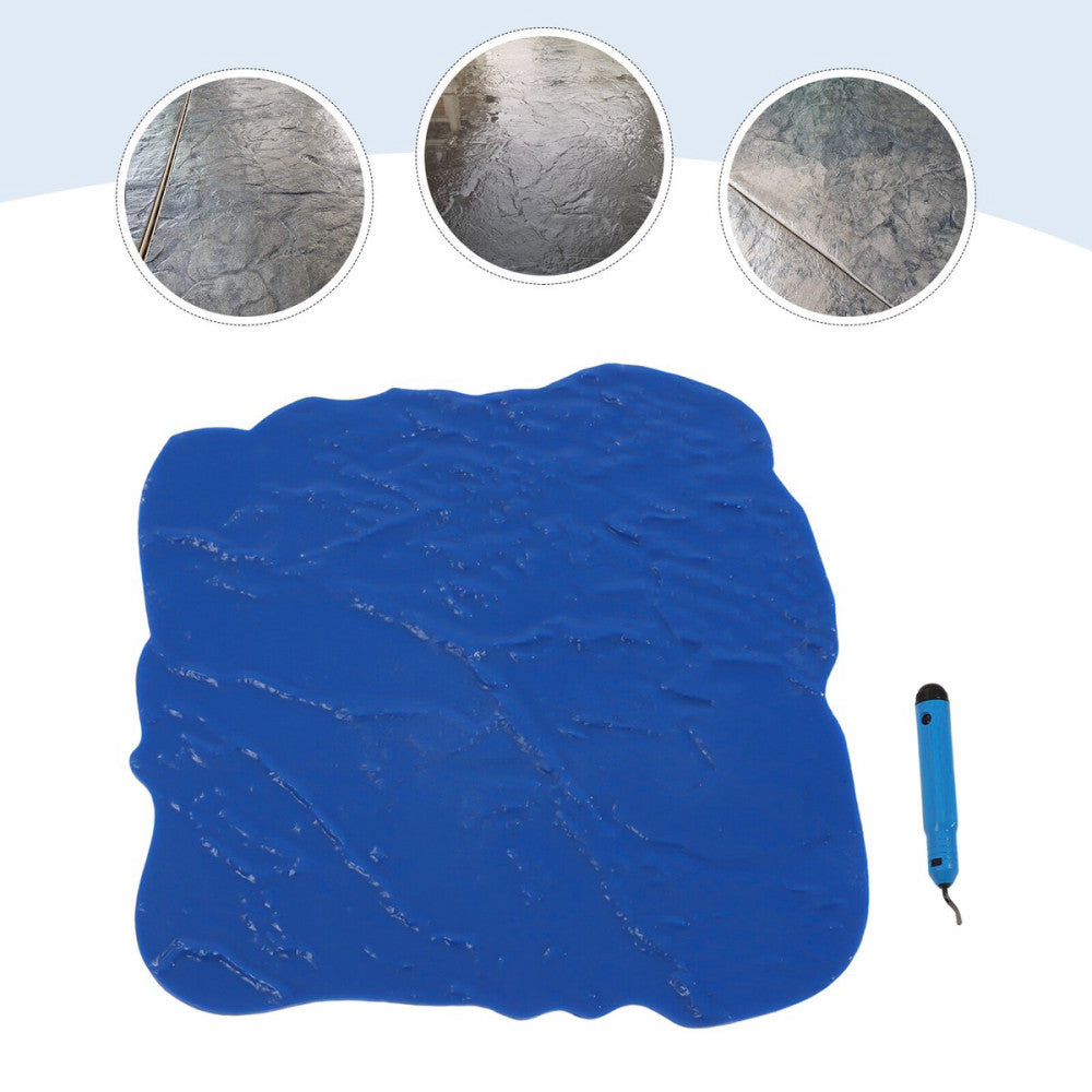 Concrete Floor Stamp Mold Concrete Seamless Stamp Cement Texture Stone Slate Mat
