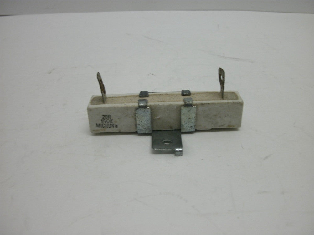 MICRON 20H POWER RESISTOR CERAMIC CEMENT 15 OHMS K