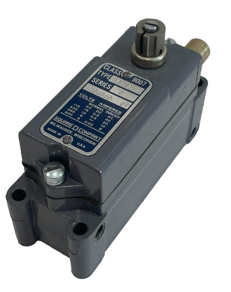 NEW SQUARE D 9007-AW12 LIMIT SWITCH SER. C 9007AW12