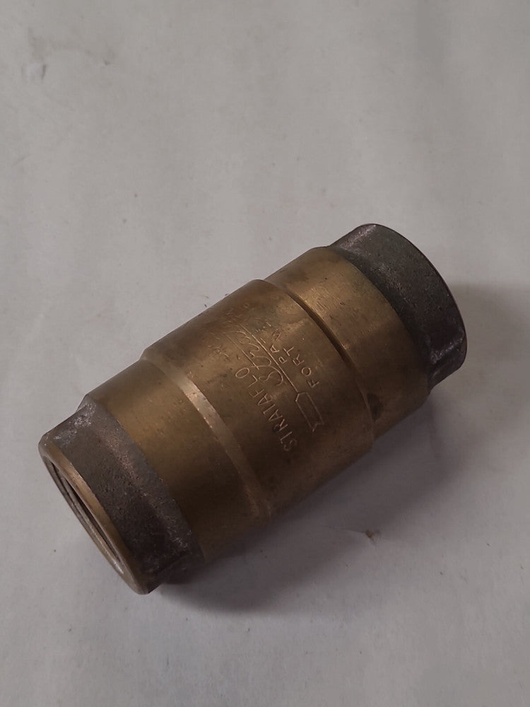 NOS Strataflow 3/4" Brass Check Valve H2 No. 400 200psi