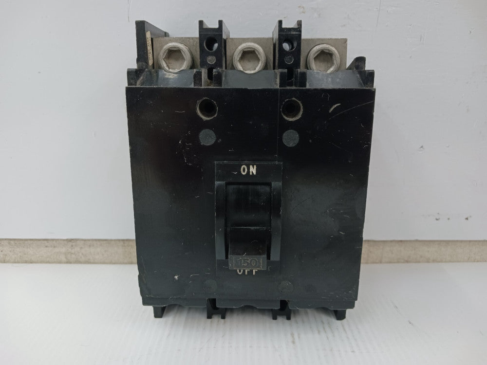 SQUARE D 150 AMP CIRCUIT BREAKER 3 POLE 240 VAC Q2L3150 (FLAW)