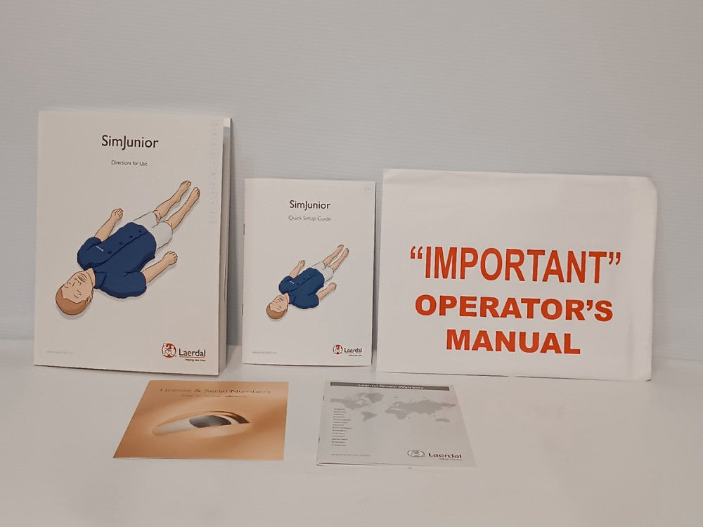 Laerdal SimJunior Operator’s Manual - Directions for Use and Quick Setup Guide
