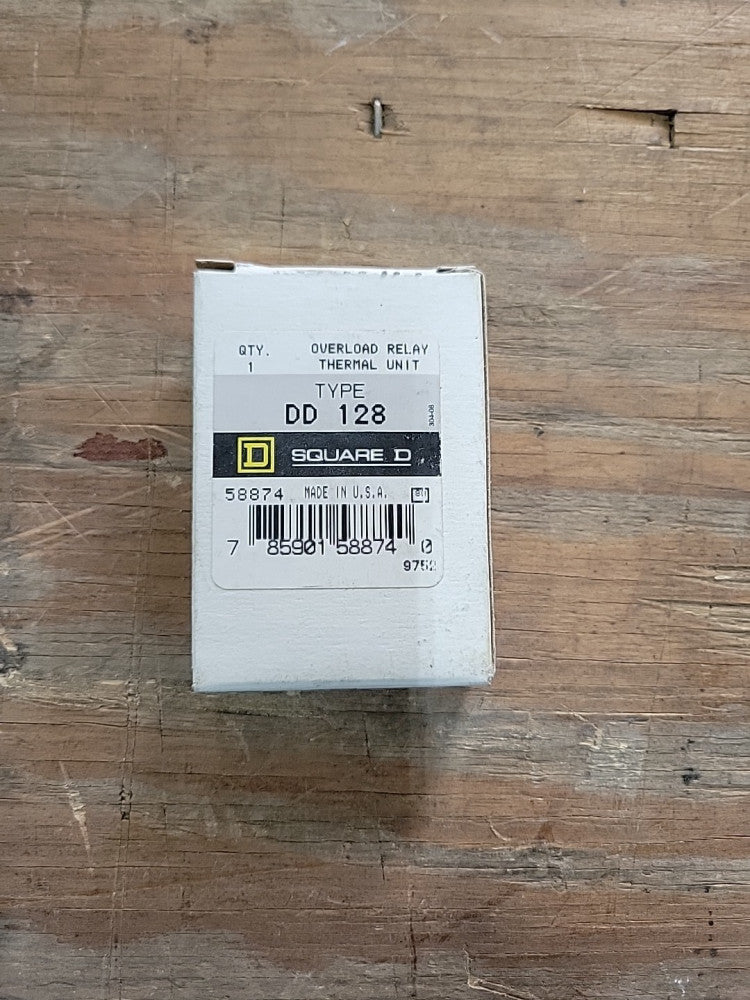 1- New Old Stock! Square D Overload Relay Thermal Units DD128