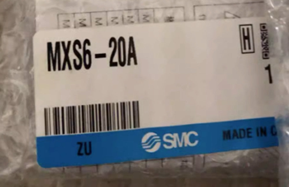 One Brand New SMC MXS6-20A MXS AIR SLIDE TABLE CYLINDER 6MM DIAMETER BORE STROKE