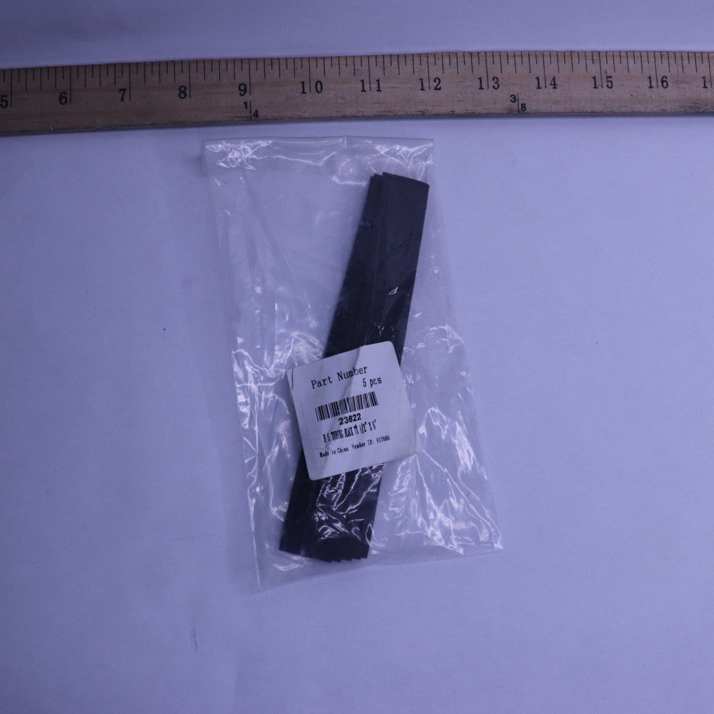 (5-Pk) Heat & Cold Shrink Sleeve 1/2"ID x 6"OAL 23622