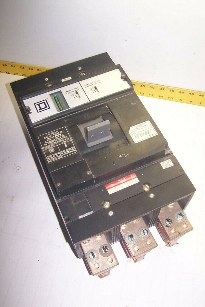 SQUARE D 400 AMP CIRCUIT BREAKER 600 VAC 3 POLE SHORT TIME  MEF436