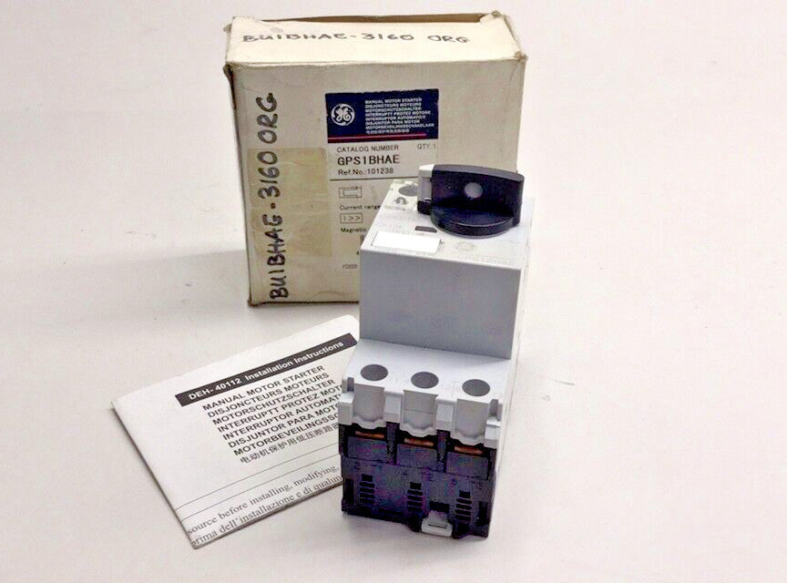 GE GPS1BHAE Used Manual Motor Starter 101238
