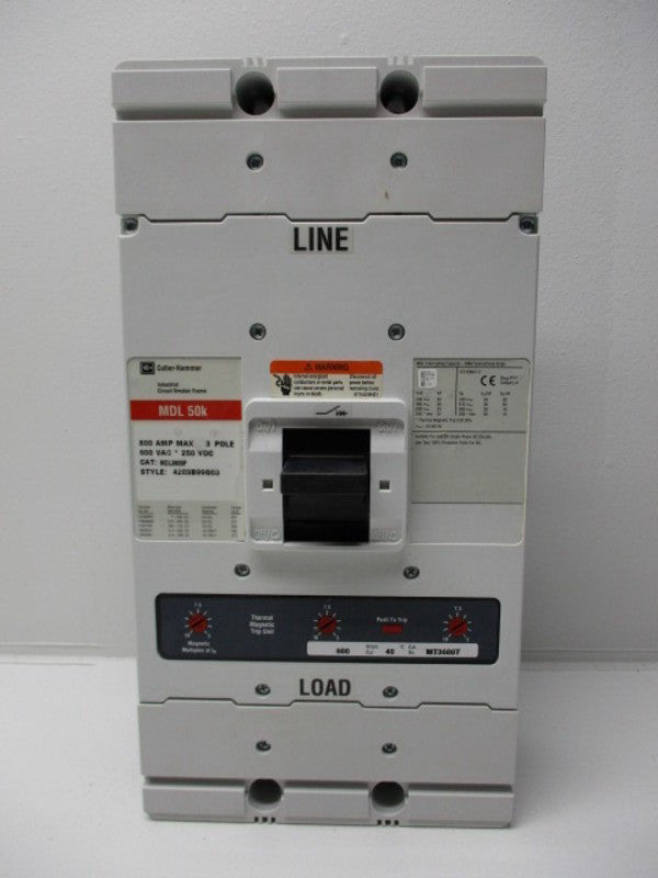 CUTLER HAMMER MDL3600 600V 600A NSNP