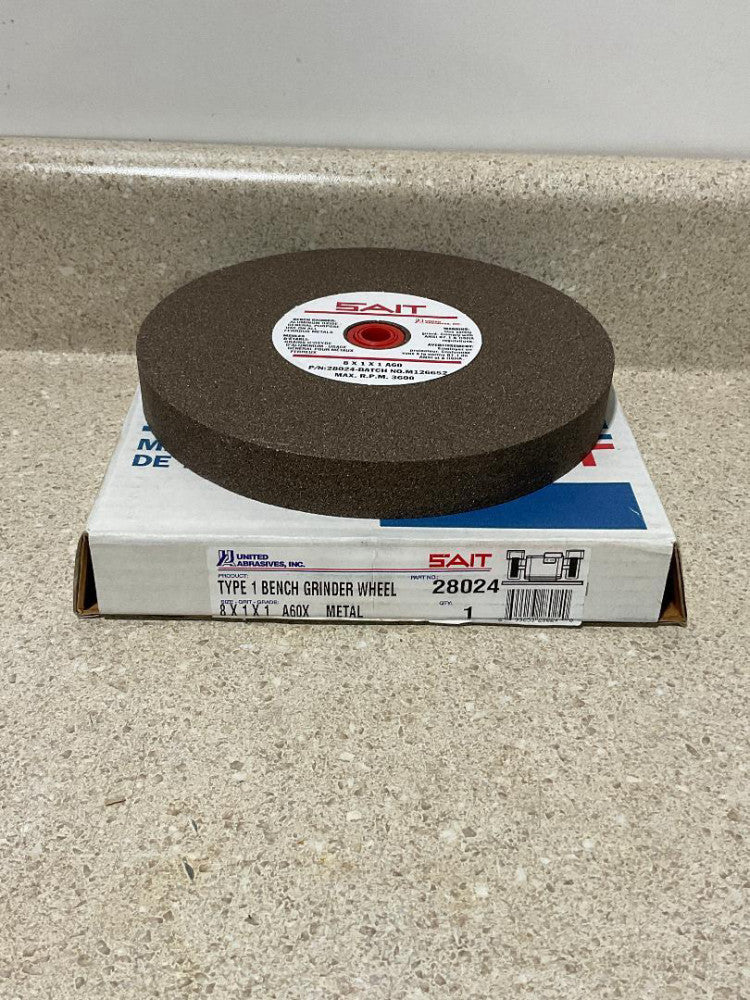 United Abrasives SAIT 28024 8x1x1 A60X NEW