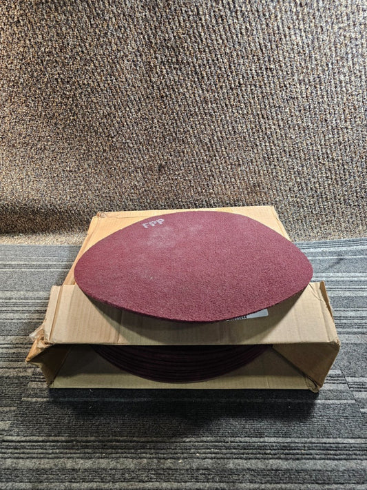(QTY 10)Virginia Abrasives 416-2520 Maroon Surface Prep Pads 20" Aluminum Oxide