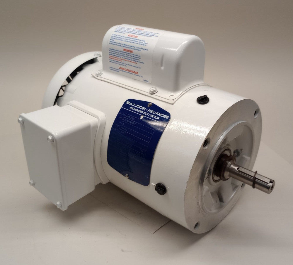 Baldor VWDL3504 Motor Washdown Duty 1ph 1/2hp 115/230V 1725rpm 35S583N406G1