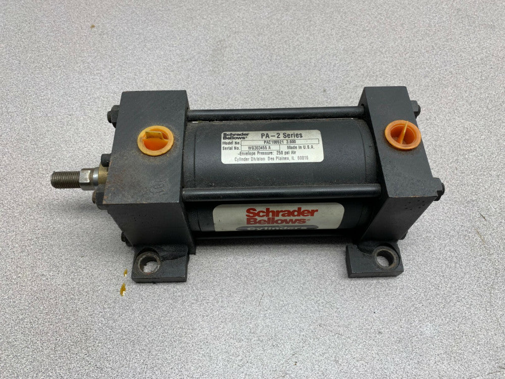 NEW NO PARKER SCHRADER BELLOWS PA-2 SERIES CYLINDER PAC100521 3.000