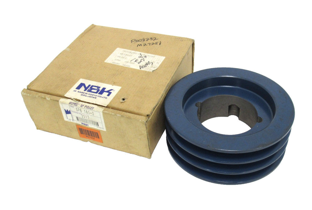 NEW NBK SPB160-3 PULLEY 3 GROOVE 2517