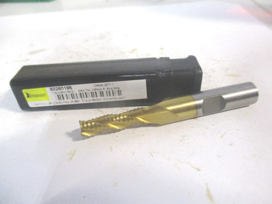 (723-6701) 1/4" x 7/8" x 3/8" x 2-11/16" Cobalt 3 Flute Roughing Square End Mill