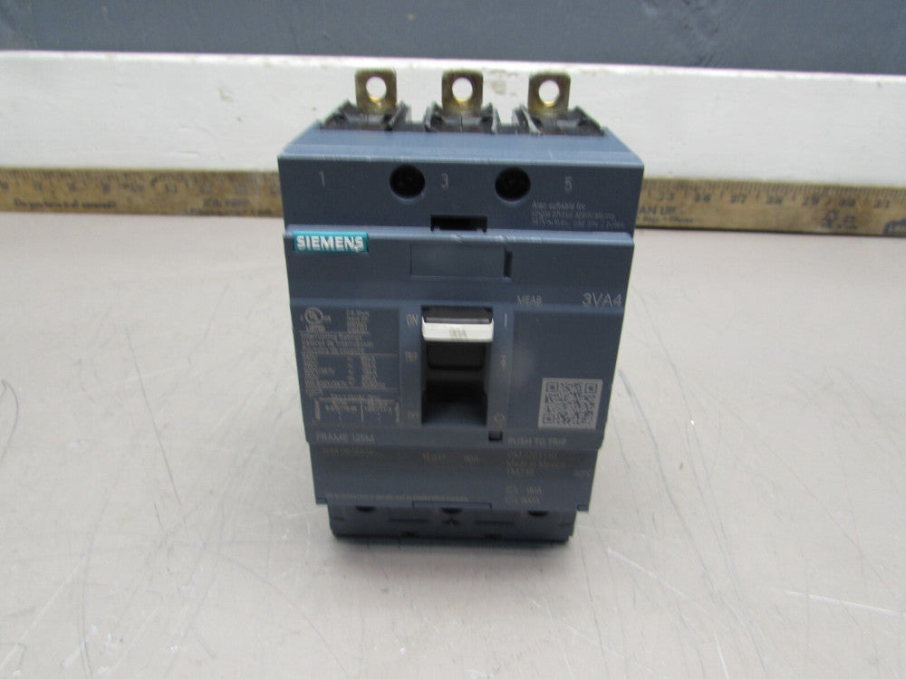 SIEMENS 3VA4190-5ED34-0AA0  ,CIRCUIT BREAKER,  3P/90A /480V/35kA   MAKE OFFER!