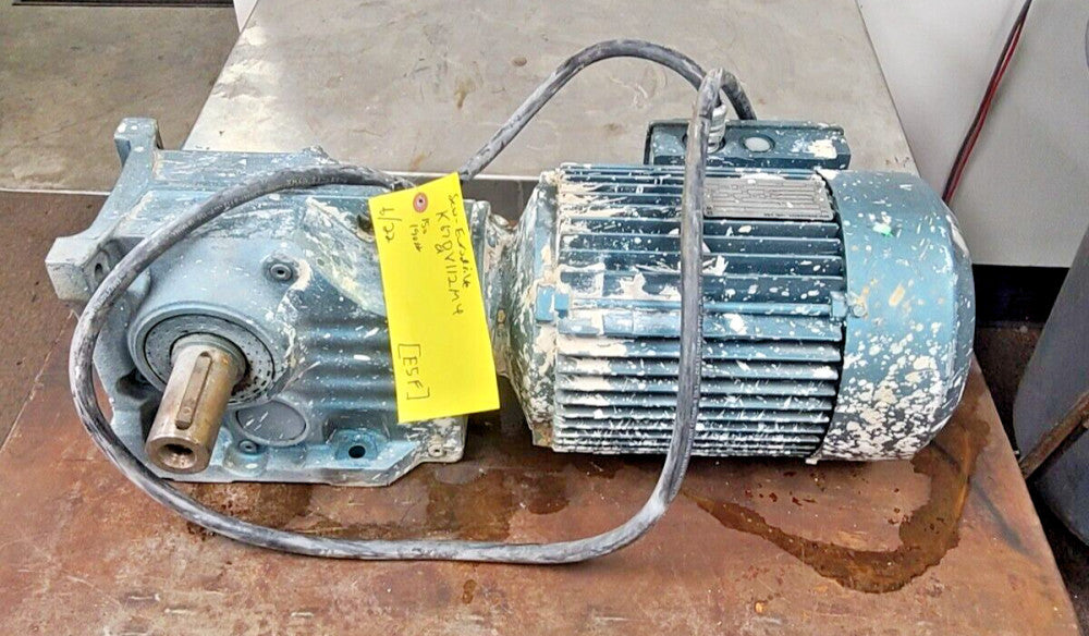 Sew-EuroDrive Right Angle Motor & Gearbox K67 5.4 HP 12.48 Ratio [E5F]