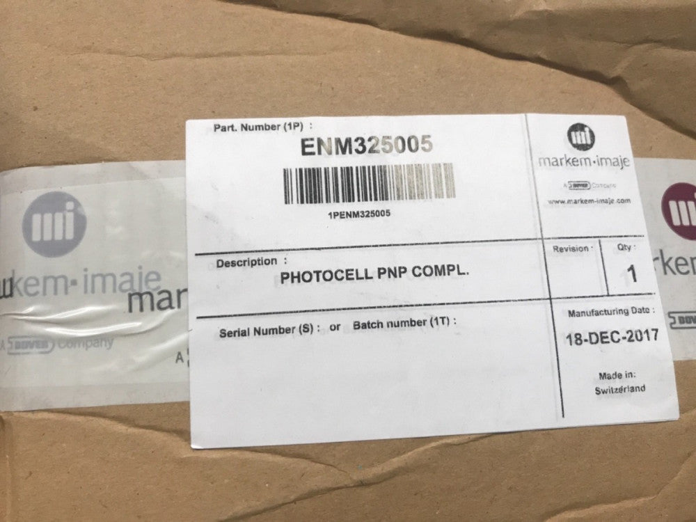 NEW  MARKEM IMAJE ENM325005 PHOTOCWLL PNP COMPLETE