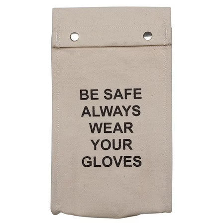 Condor 4T498 Glove Bag,14" L,Tan