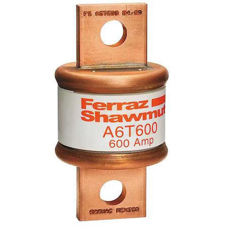 Mersen A6t600 Ul Class Fuse, T Class, Fast-Acting, 600A, 600V Ac, Non-Indicating
