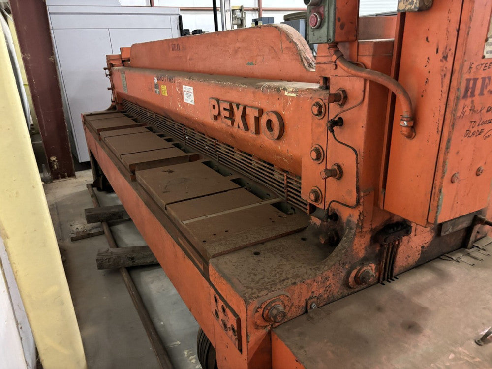 Pexto 10-U-10B 10? x 10 Gauge Mechanical Power Squaring Shear Mild Steel