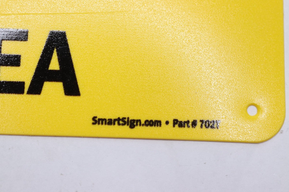 Smartsign Caution Sign Hearing Protection Required In This Area 14"x 10" 702T
