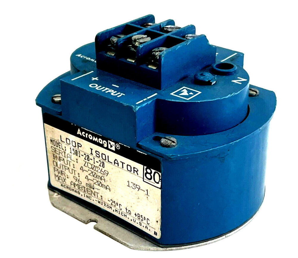 USED ACROMAG 150I-20-I-20 LOOP ISOLATOR 150I20I20