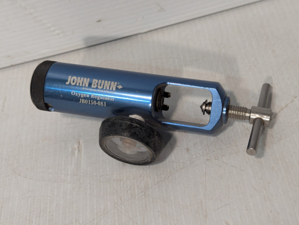 John Bunn JB0150-081 8 LPM Oxygen Regulator w/ Guage