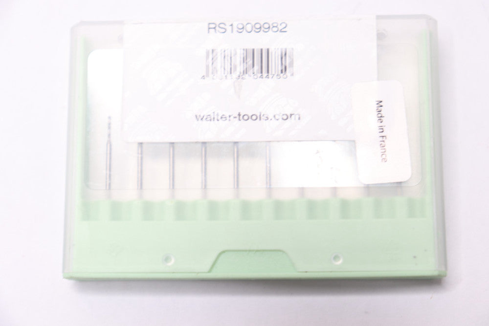 (10-Pk) Walter Titex Micro Drill HSS 118-Deg 1/8" Flute 1mm Shank 25mm OAL